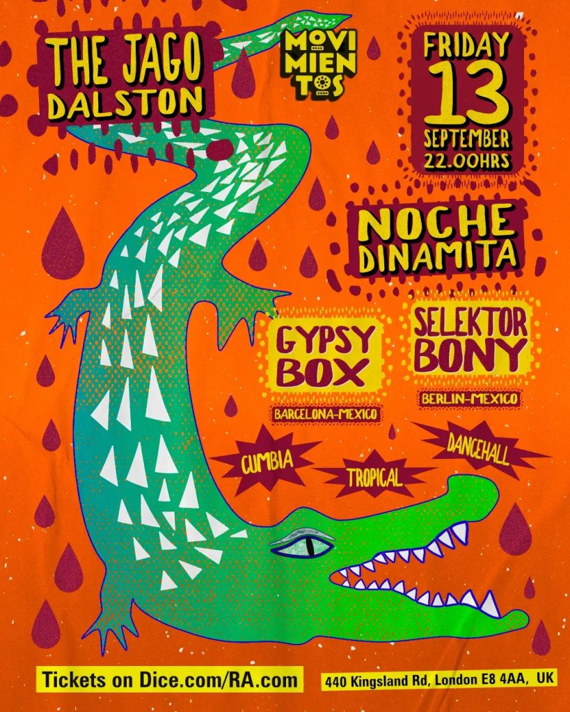 Noche Dinamita with Selektor Bony & Gypsy Box Flyer