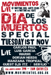 Dia De Los Muertos (Day of the Dead) Extravaganza!! @ Movimientos Live Featured Image
