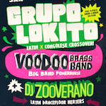 Grupo Lokito + Voodoo Brass Band + DJ Zooverano Flyer